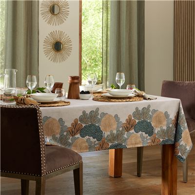Nappe antitache motif nature - BECQUET CRÉATION