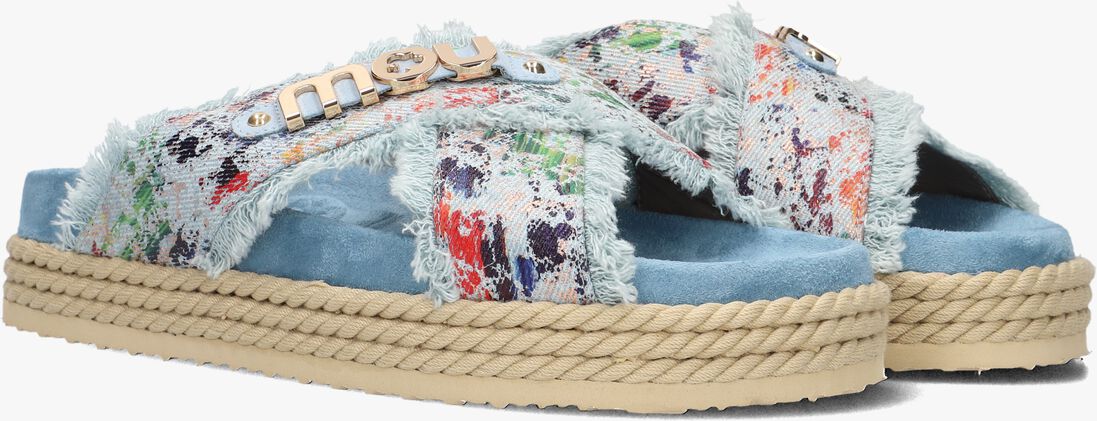 MOU blauwe mou slippers mu.sw451006k