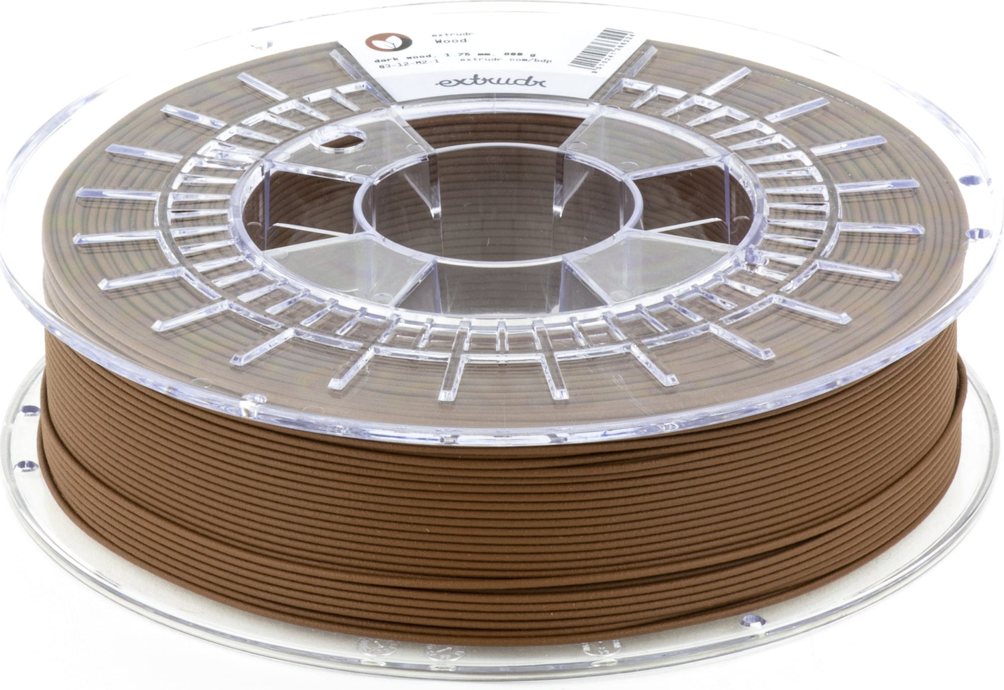 Extrudr  Dark Wood, 1,75 mm / 800 g    BIO-Holzfilament mit Fichtenfasern