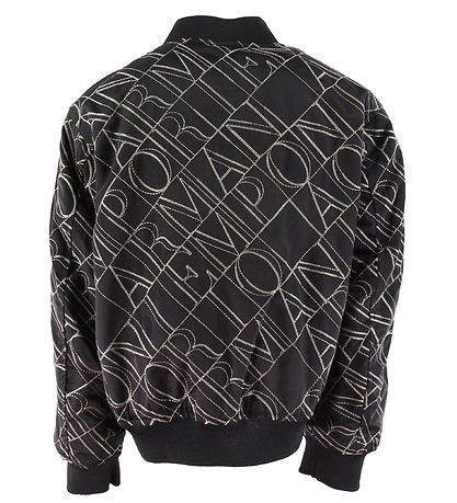 Emporio Armani Jacke - Navy m. Strickerei