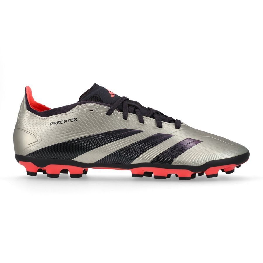 adidas Predator League 2G/3G AG Vivid Horizon - Argenté/Aurora Black/Turbo