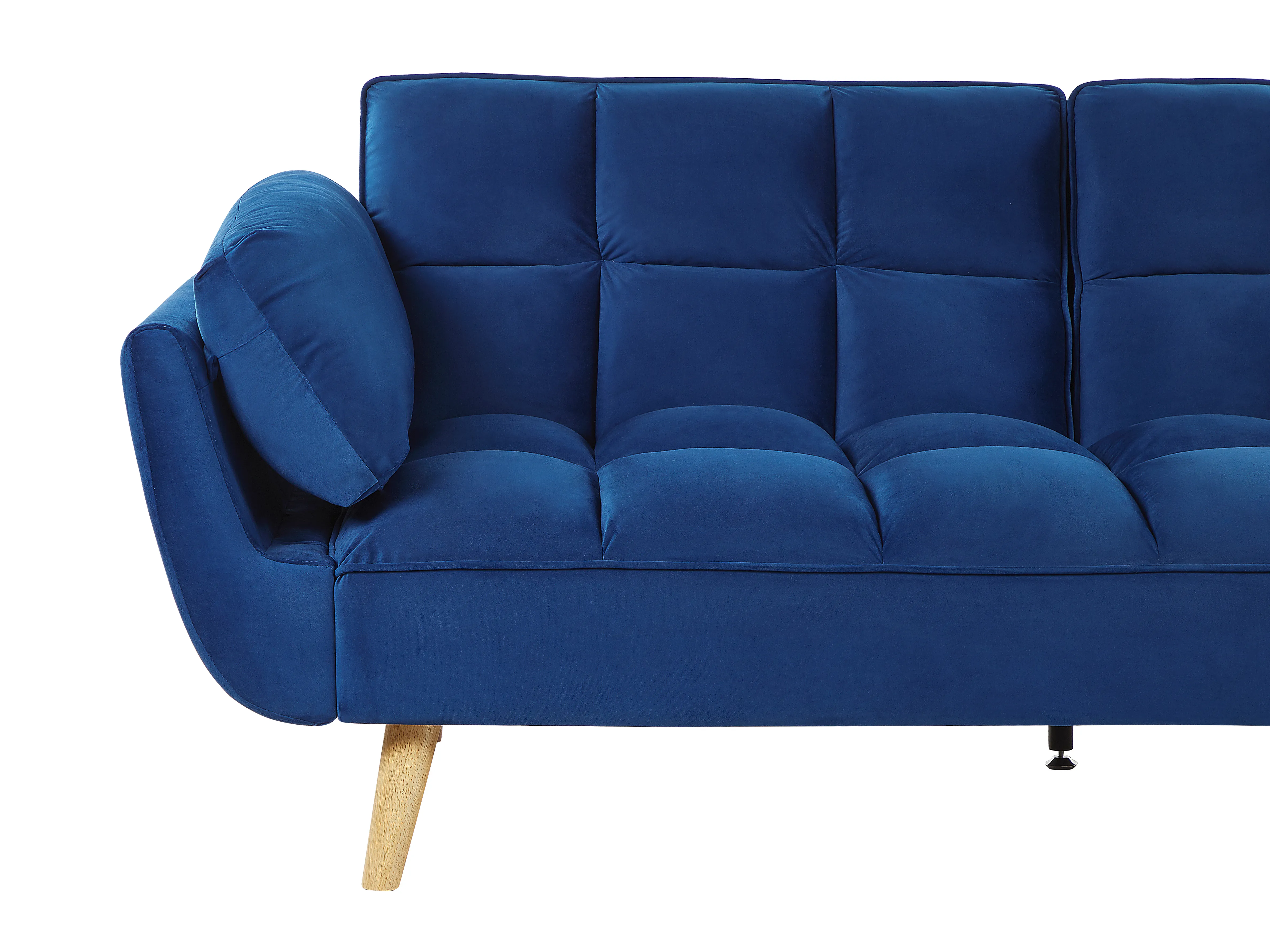 Slaapbank 3-zits ASBY Fluweel Marineblauw
