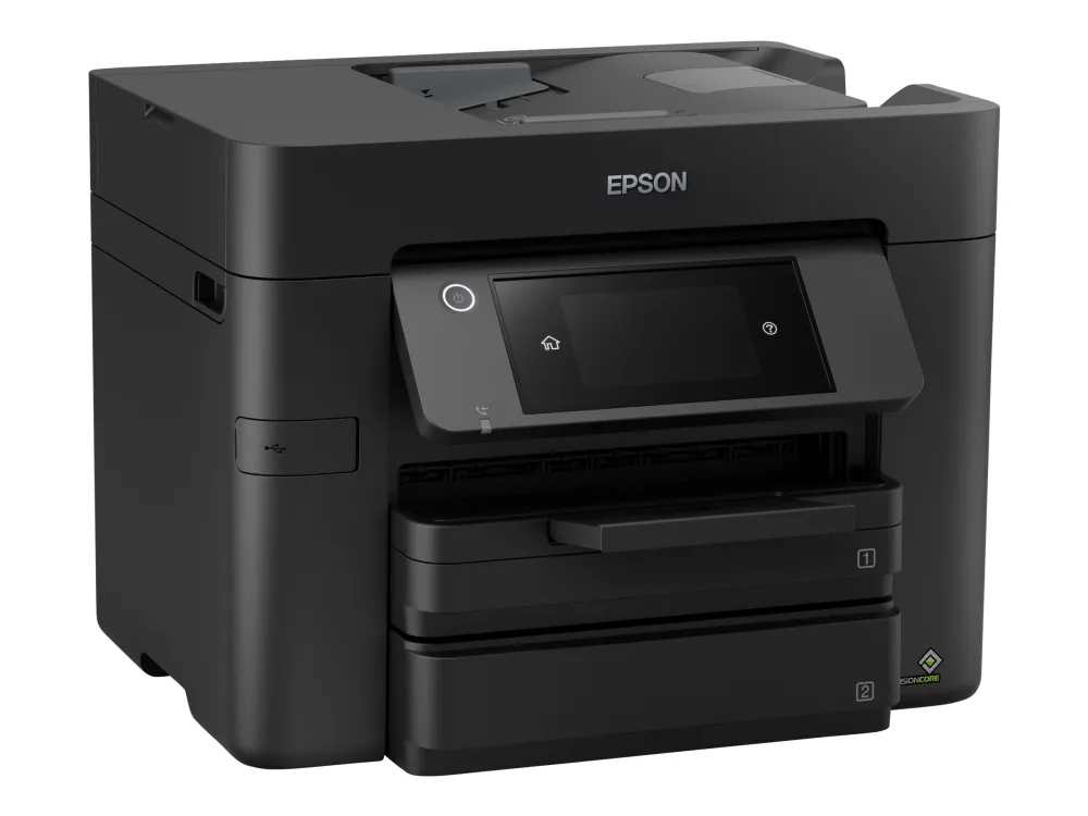 Epson WorkForce Pro WF-4830DTWF - Multifunktionsprinter - farve - blækprinter - A4/Legal (medie) - op til 25 spm (udskriver) - 500 ark - USB 2.0, LAN, Wi-Fi(n), USB vært, NFC