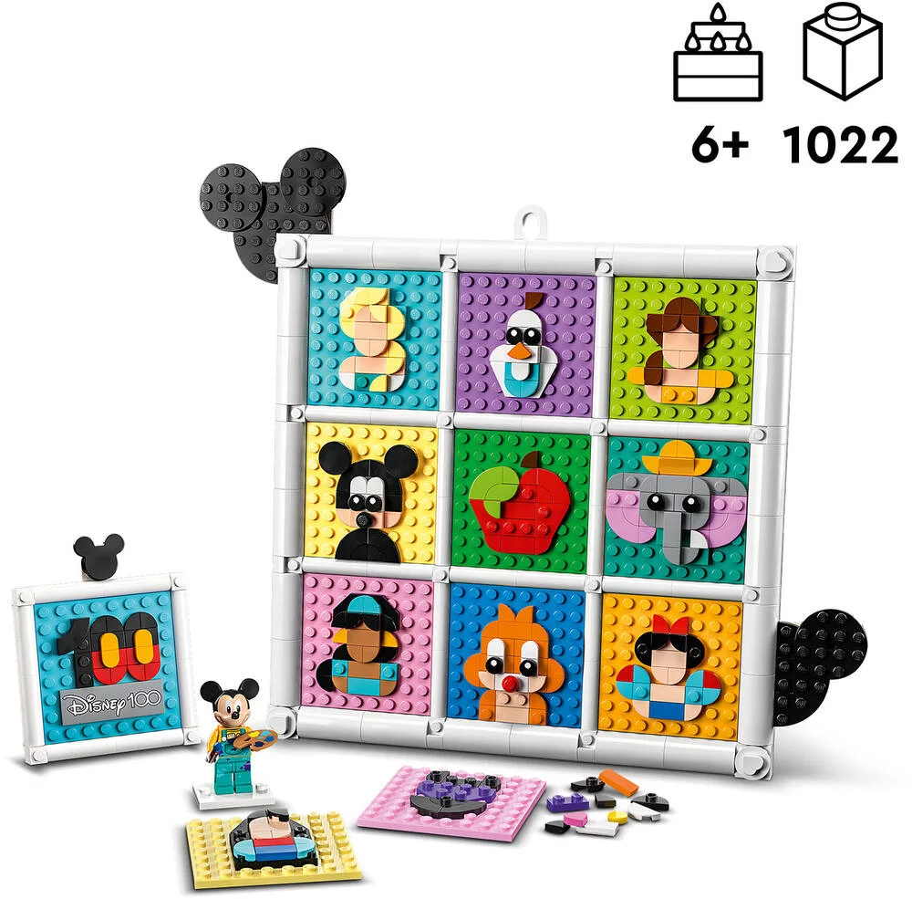 LEGO®DISNEY ™CLASSIC 43221 - 100 ANS D'ICONES DISNEY
