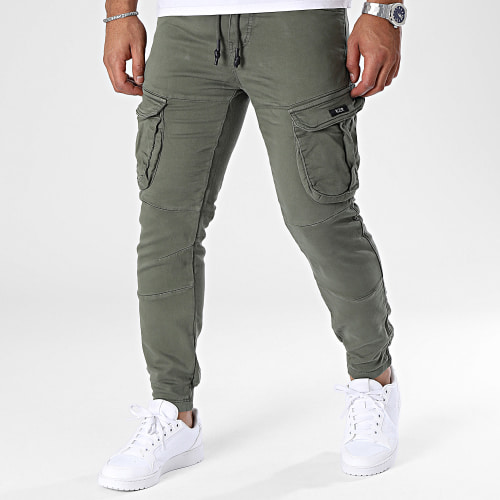 Pantalon Cargo Vert Kaki