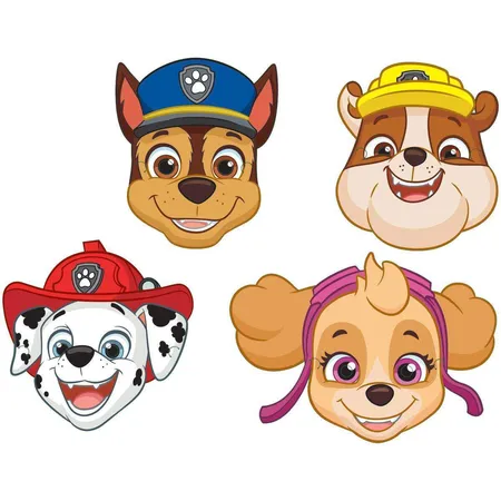 amscan 8 Masken Paw Patrol