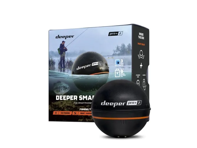 Deeper Smart Sonar PRO  2, 65 x 65 x 65 mm, Li-Ion