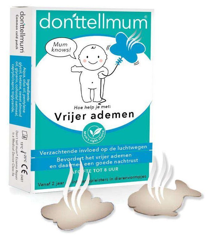 donttellmum Inhalatiepleister Vrijer Ademen 7st