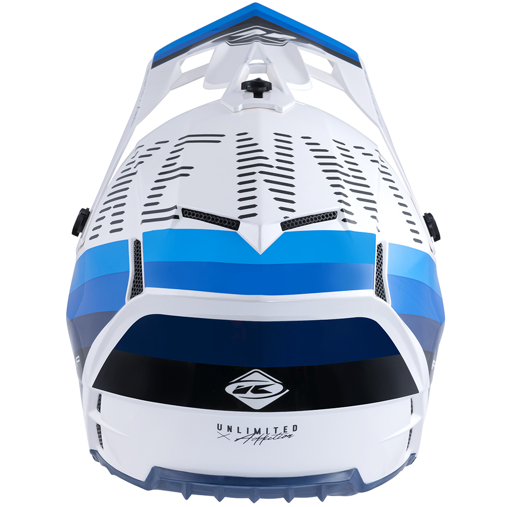 Kenny - Casque Performance Graphic - 2022 Blanc / Bleu