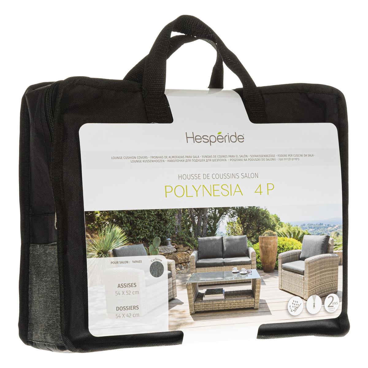 HOUSSE COUSSIN POLYNESIA 4 PLACES HAVANE