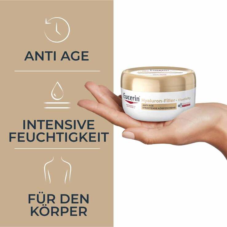 Eucerin Hyaluron-Filler + Elasticity Körpercreme, 200 ml
