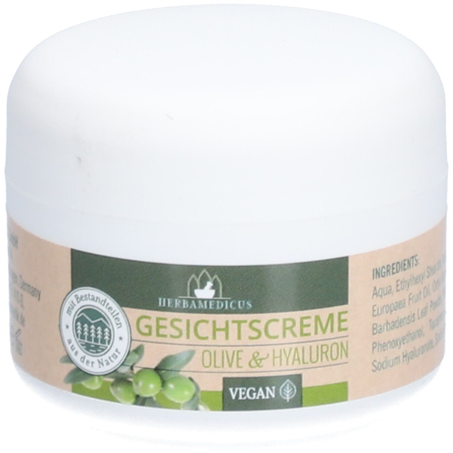 Herbamedicus Gesichtscreme Olive & Hyaluron