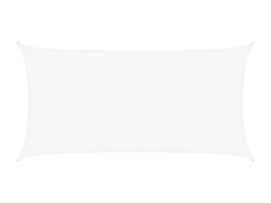 Voile d'ombrage 160 g/m² Blanc 4x7 m PEHD