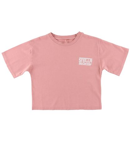 Stella McCartney Kids T-Shirt - Kurz geschnitten - Pink