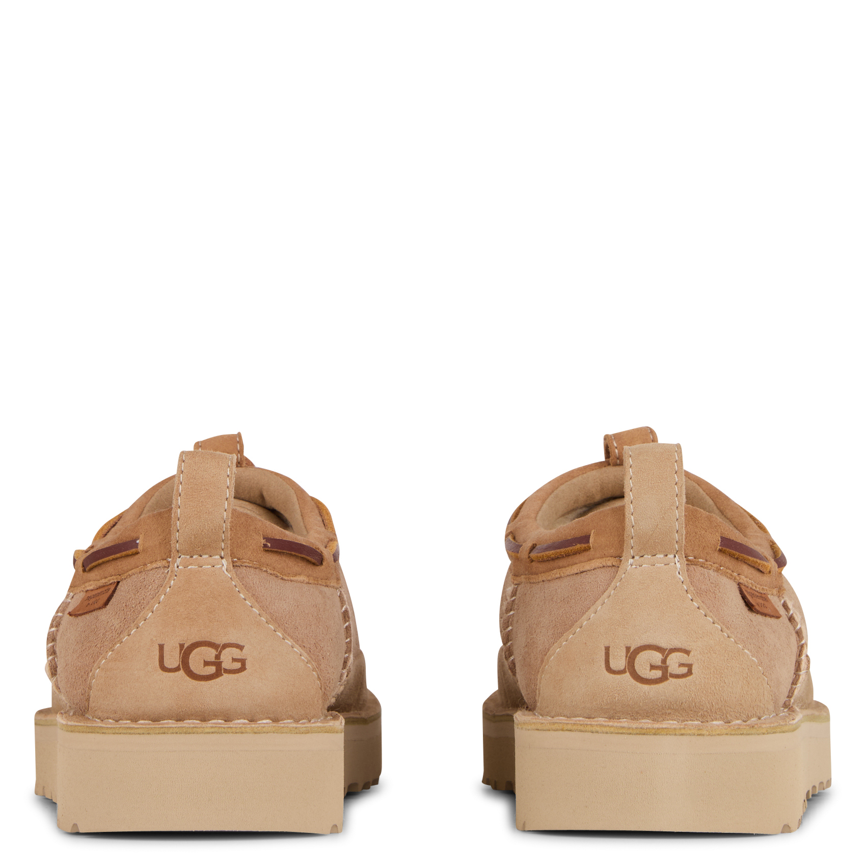 TASMAN CRAFTED REGENERATE - Chaussons en cuir velours| Beige