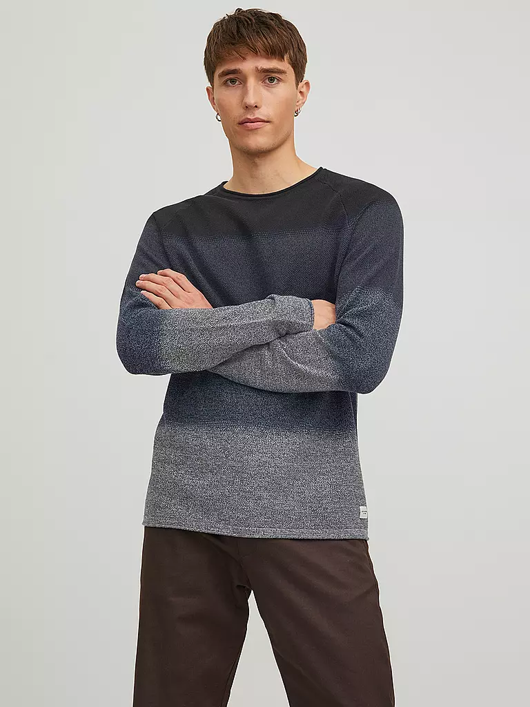 JACK & JONES Pullover  JJEHILL dunkelblau