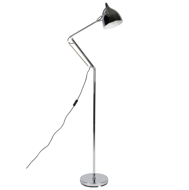 Zuiver Reader vloerlamp Chrome