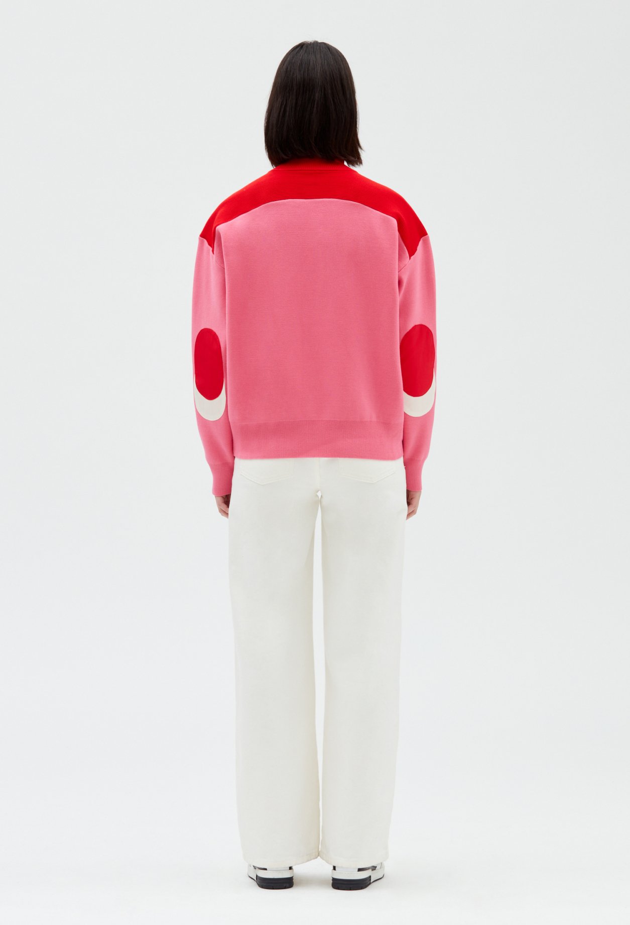 Sweatshirt Minimum col boutonne