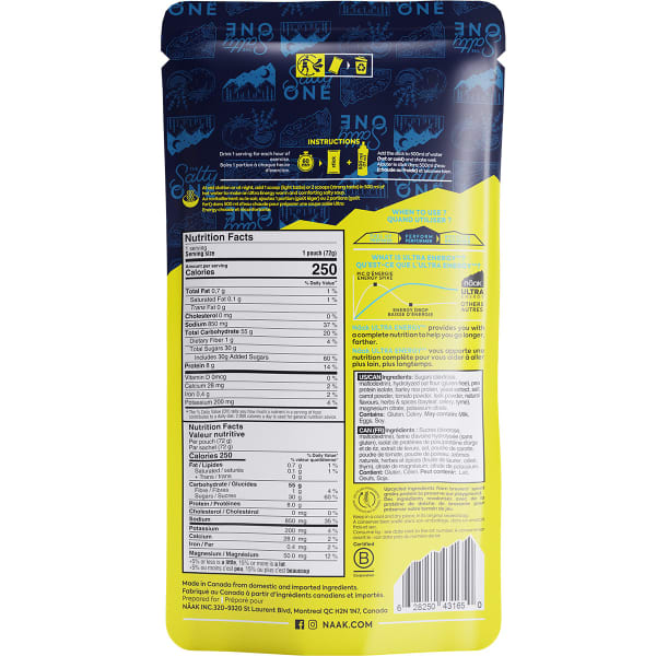 Boissons énergétiques NAAK ULTRA ENERGY DRINK MIX SALTED SOUP