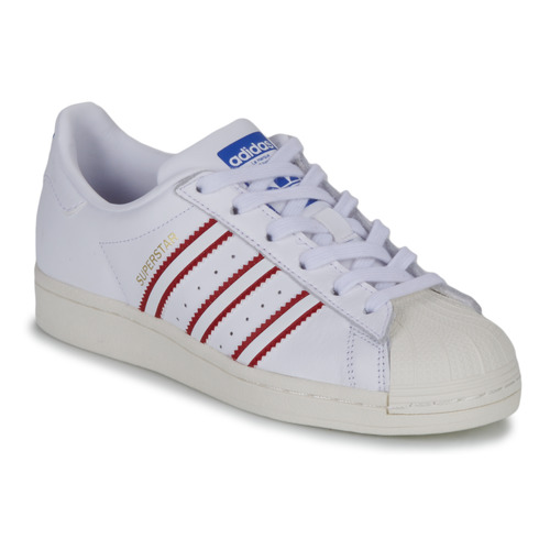 adidas Originals - SUPERSTAR J - Blanc / Rouge