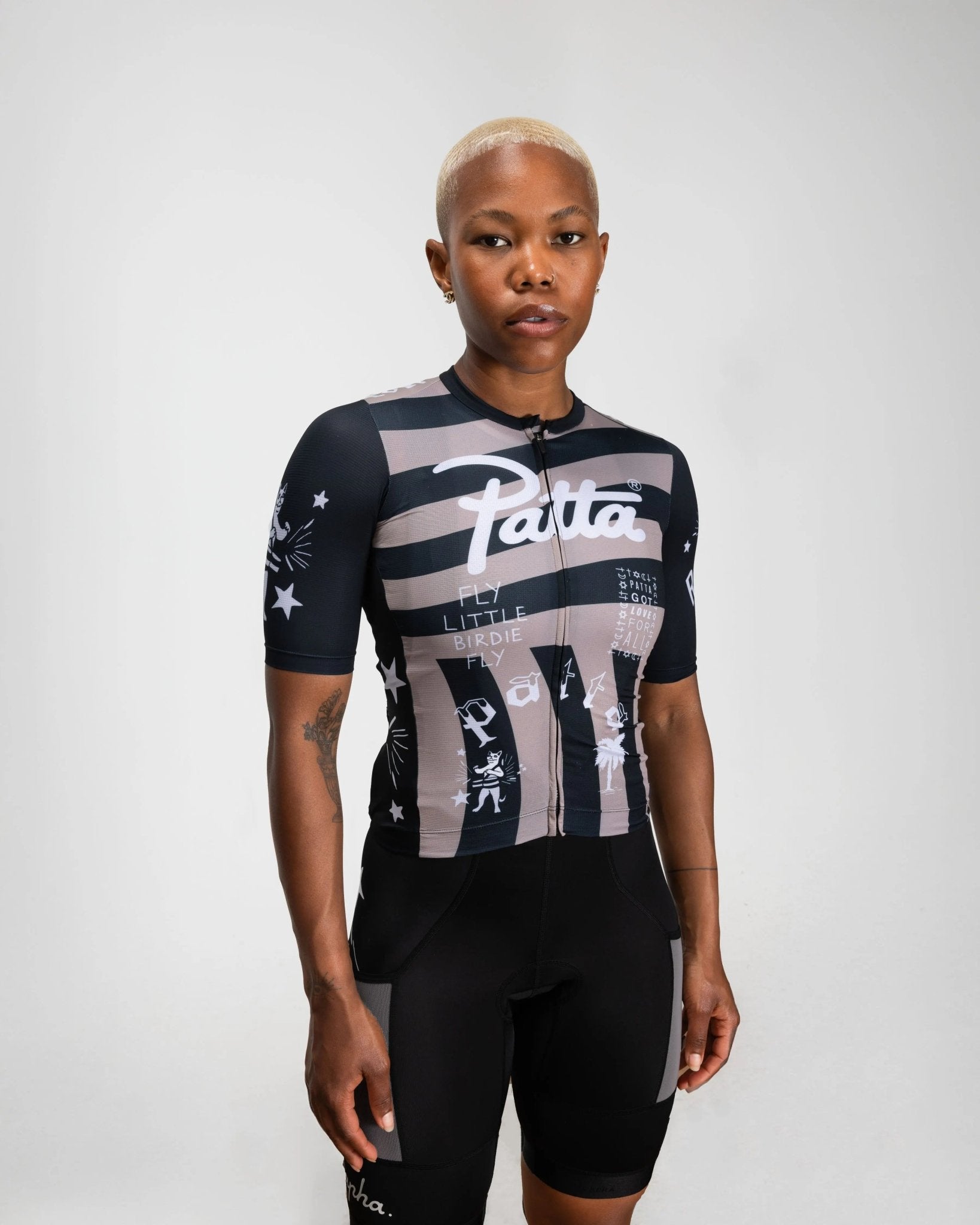 Patta x Rapha Women's Pro Team Training Jersey (Black/Stone)