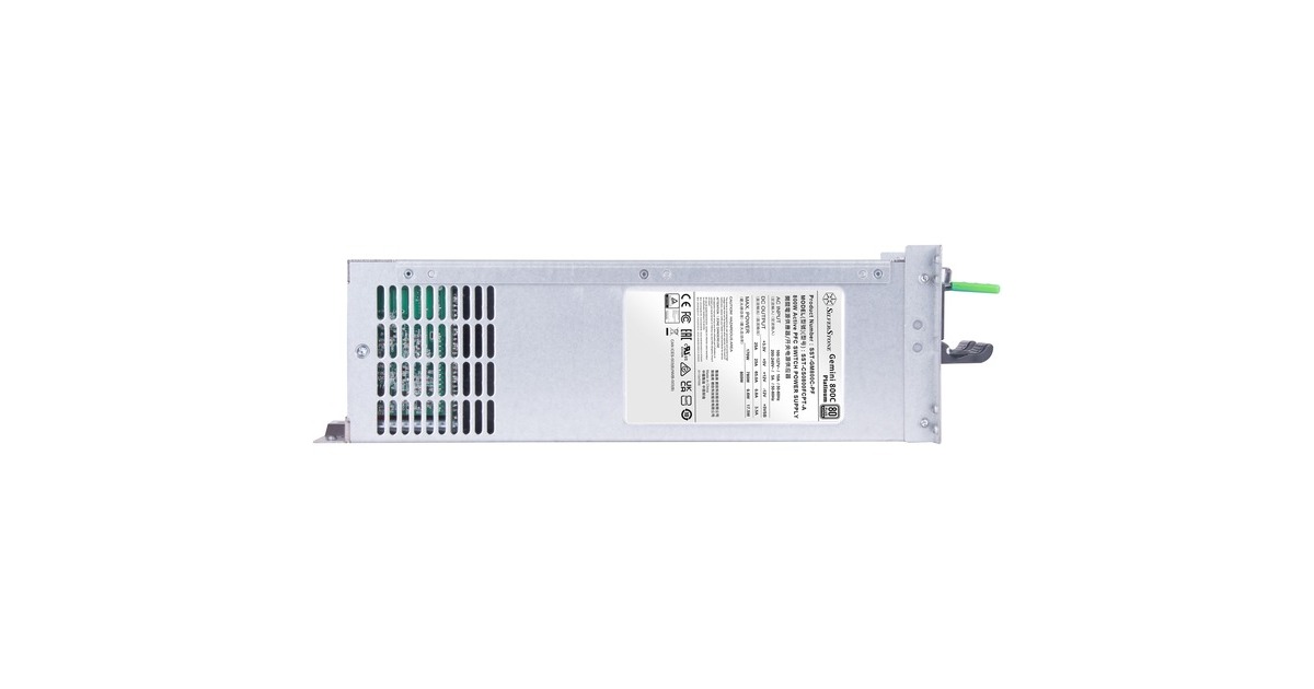 SilverStoneGemini 800C Platinum, 800 watt voeding   (2x PCIe)