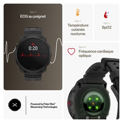 Montre Connectée Multisports Polar Vantage M3 Night Black