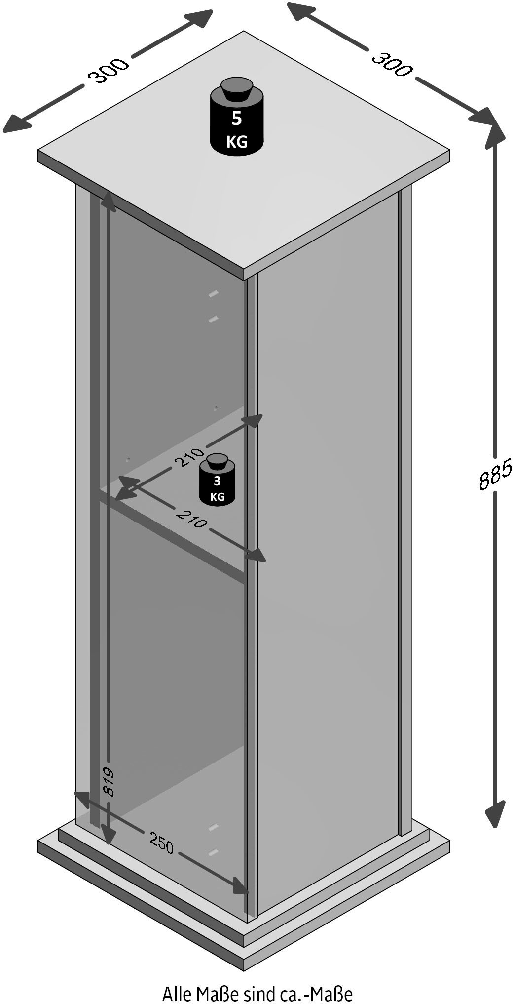 FMD Container »Essex« Breite 30 cm