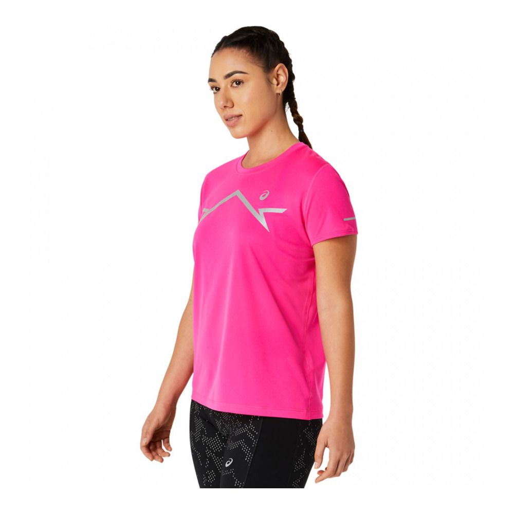 Asics LITE-SHOW - Tee-shirt Femme pink glo