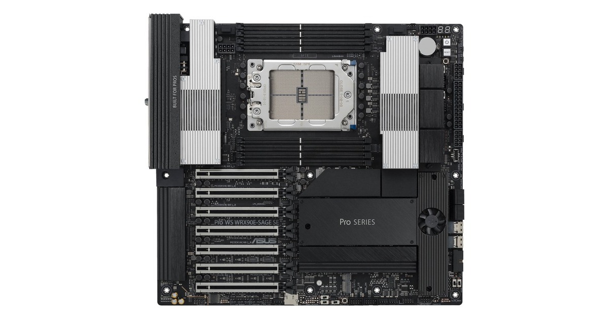 ASUSPRO WS WRX90E-SAGE SE socket sTR5 moederbord  (2x 10Gb-LAN, EEB)
