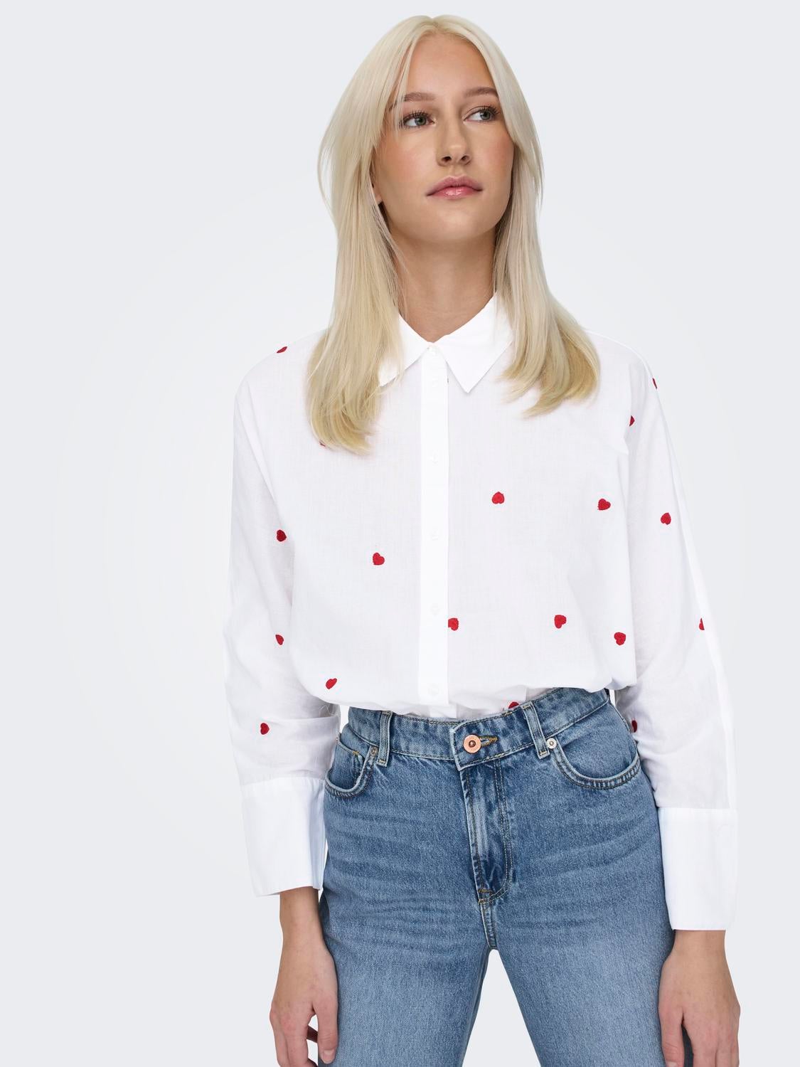 ONLNEW Hemd Bright White