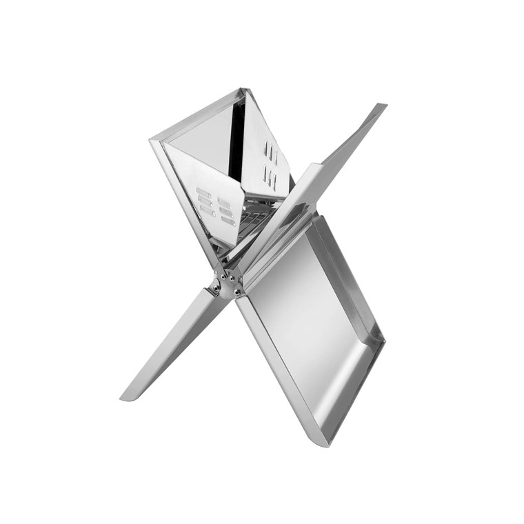 Hällmark Foldable Grill Stainless Steel 36X26 Cm