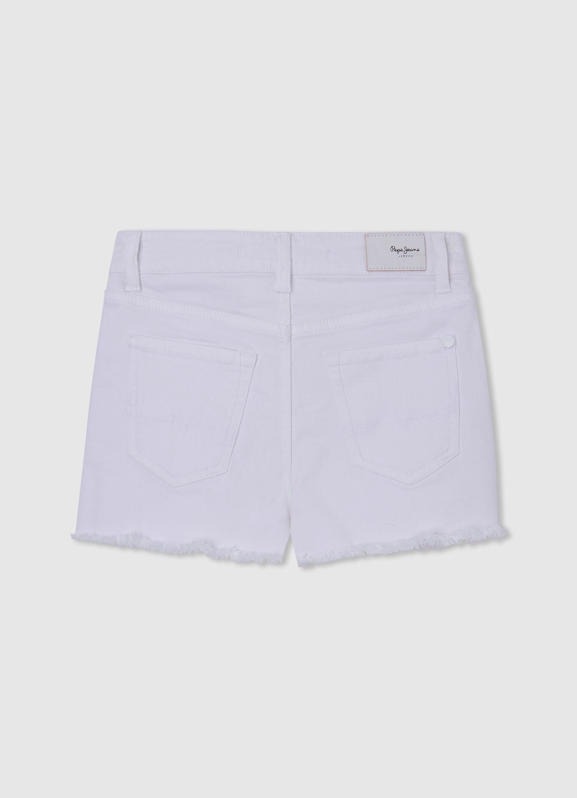 Shorts jeans corte reto - jeans