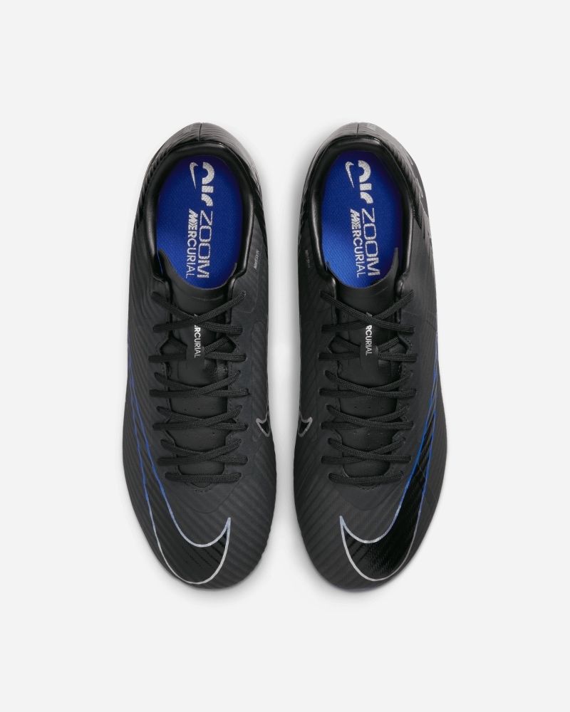 Chaussures de football Nike Mercurial Vapor 15 Academy MG Noir & Bleu pour homme