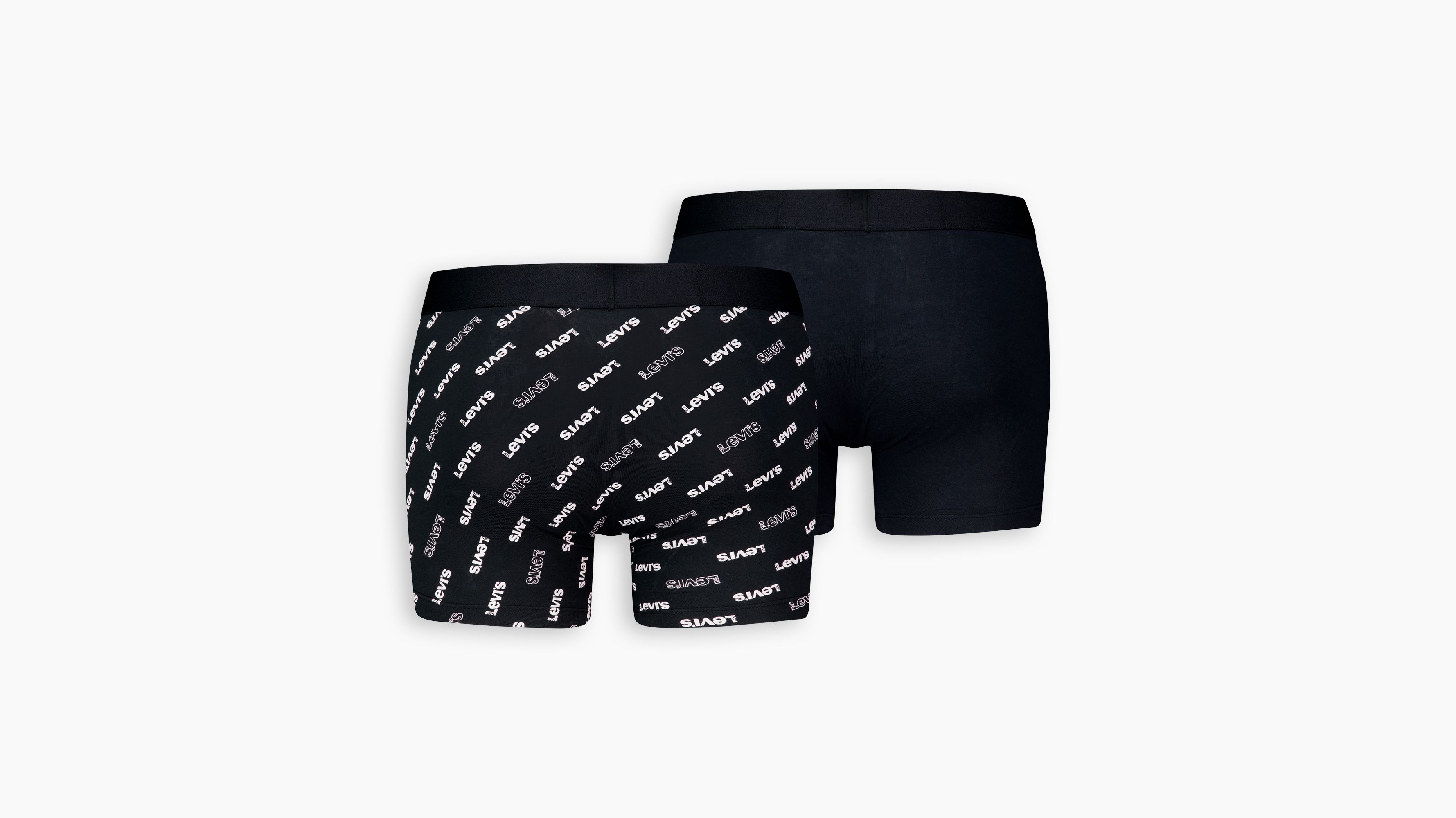 Levi's® caleçons logo - Lot de 2 - Black/White - Multicolore