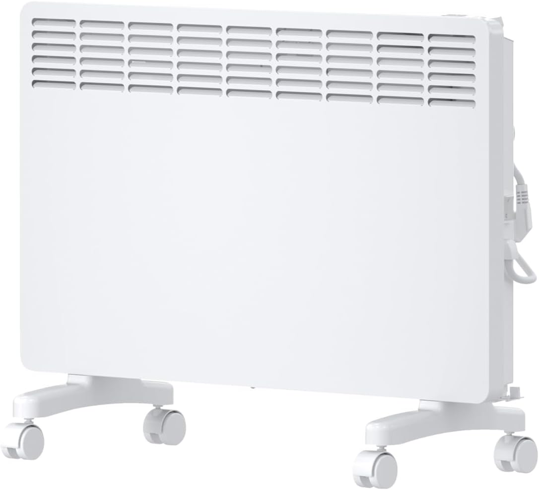 STIEBEL ELTRON Elektroheizung Standgerät für ca. 25 m², TÜV geprüft, Konvektor-Heizung mit elektronischer Regelung, 2 kW, energiesparend, LC-Display, Rollen, 204451