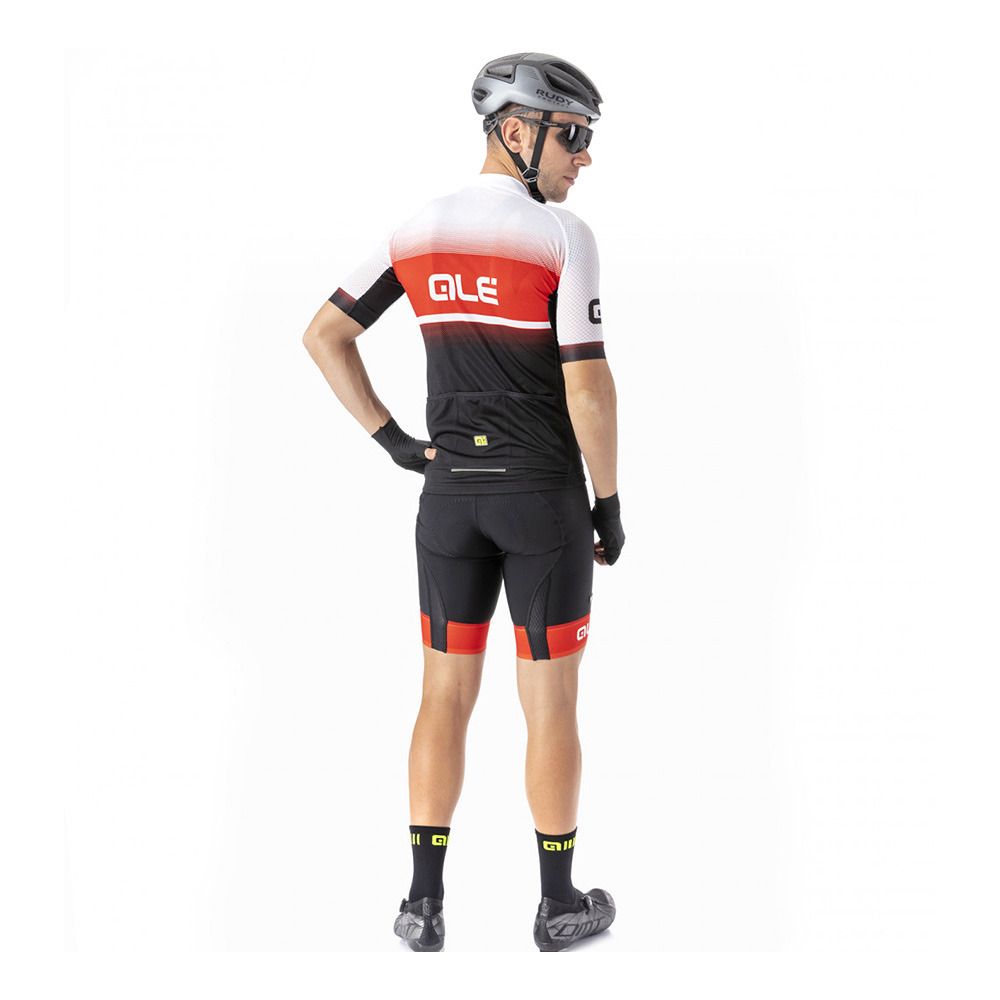 Ale BLEND - Maillot Homme black/red/white