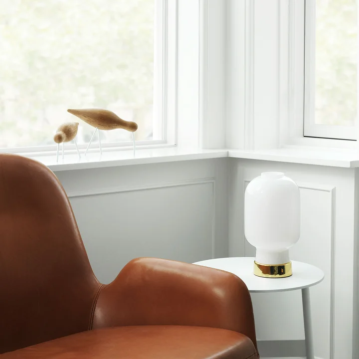 Normann Copenhagen - Shorebird small, Walnuss / Messing