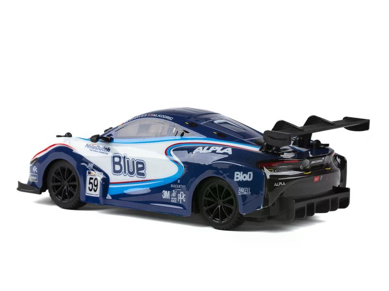 TEC-TOY Auto McLaren 720S GT3 Blau, 1:24 Ferngesteuerter Sportwagen für Kinder ab 6 Jahren