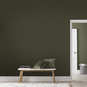 Vliesbehang Revi warmgroen 120993