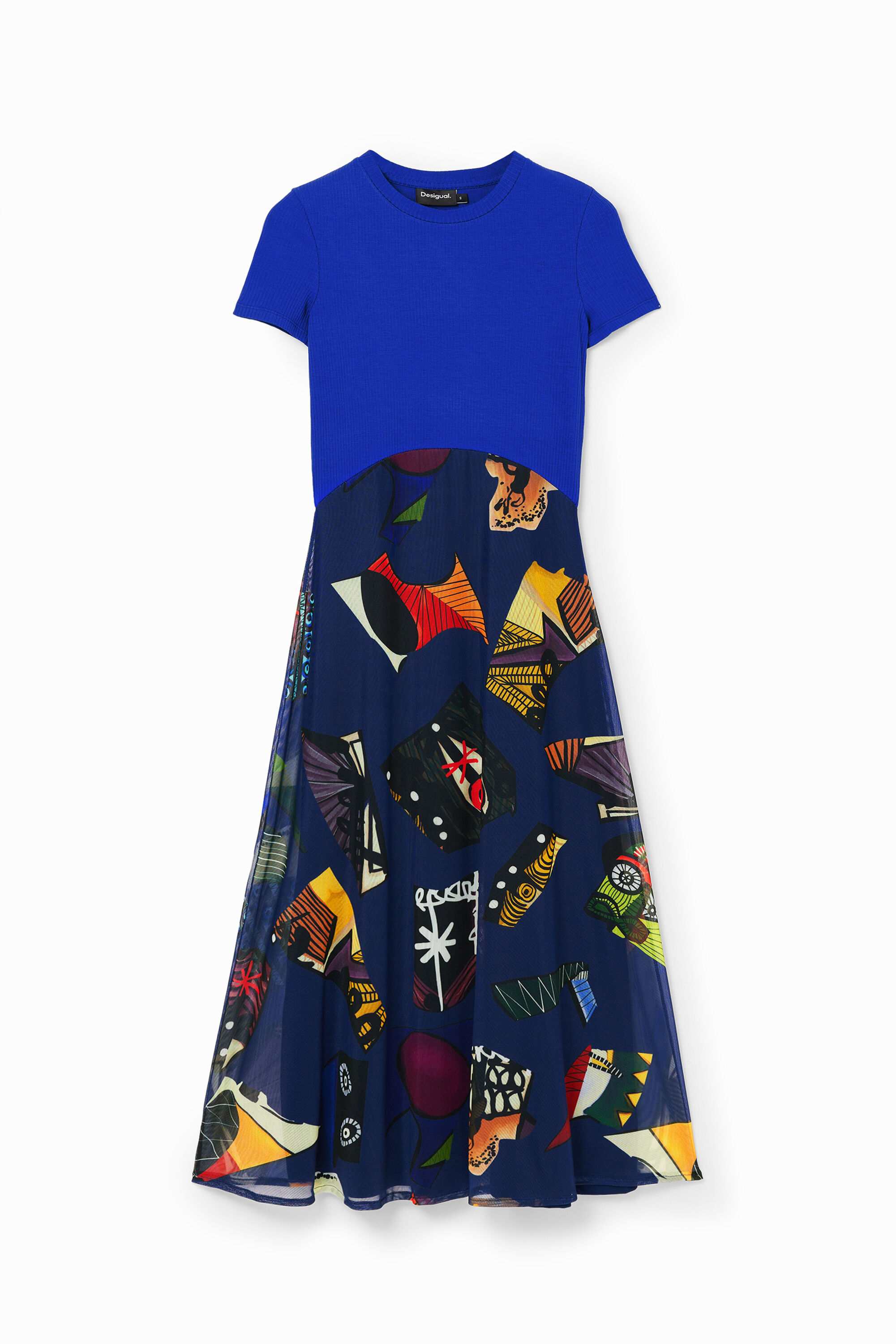 Vestido midi combinado M. Christian Lacroix