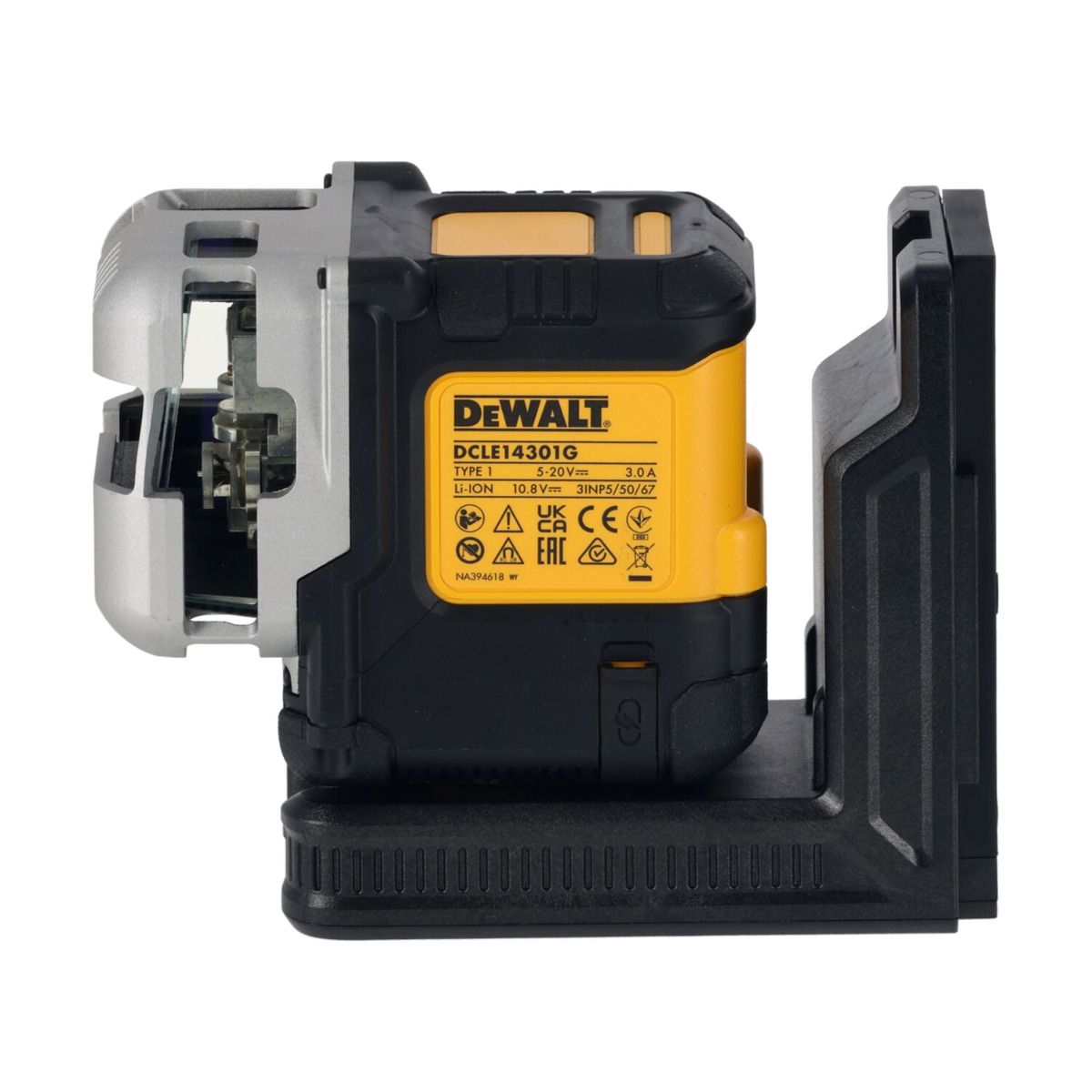DeWALT DCLE14301GB 3x180° Kruislijnlaser groen USB-C