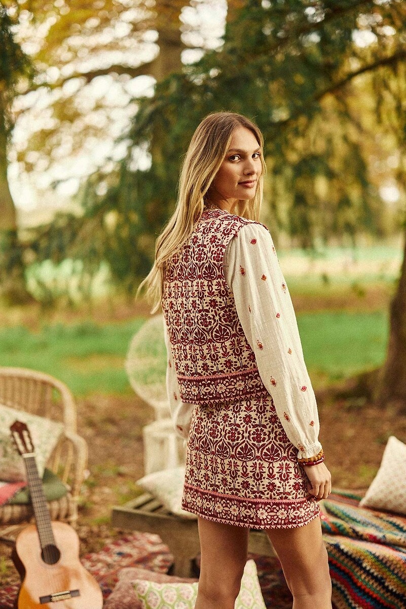 LA PETITE ETOILE<br>Colete sem mangas estampado, VILMA
