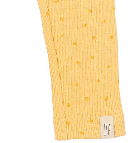 Petit Piao Leggings - Rib - Modal - Yellow Sonne