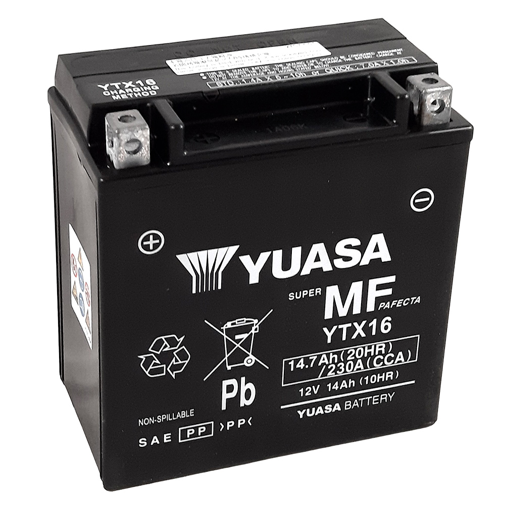 Yuasa - Batterie YTX16-BS SLA AGM