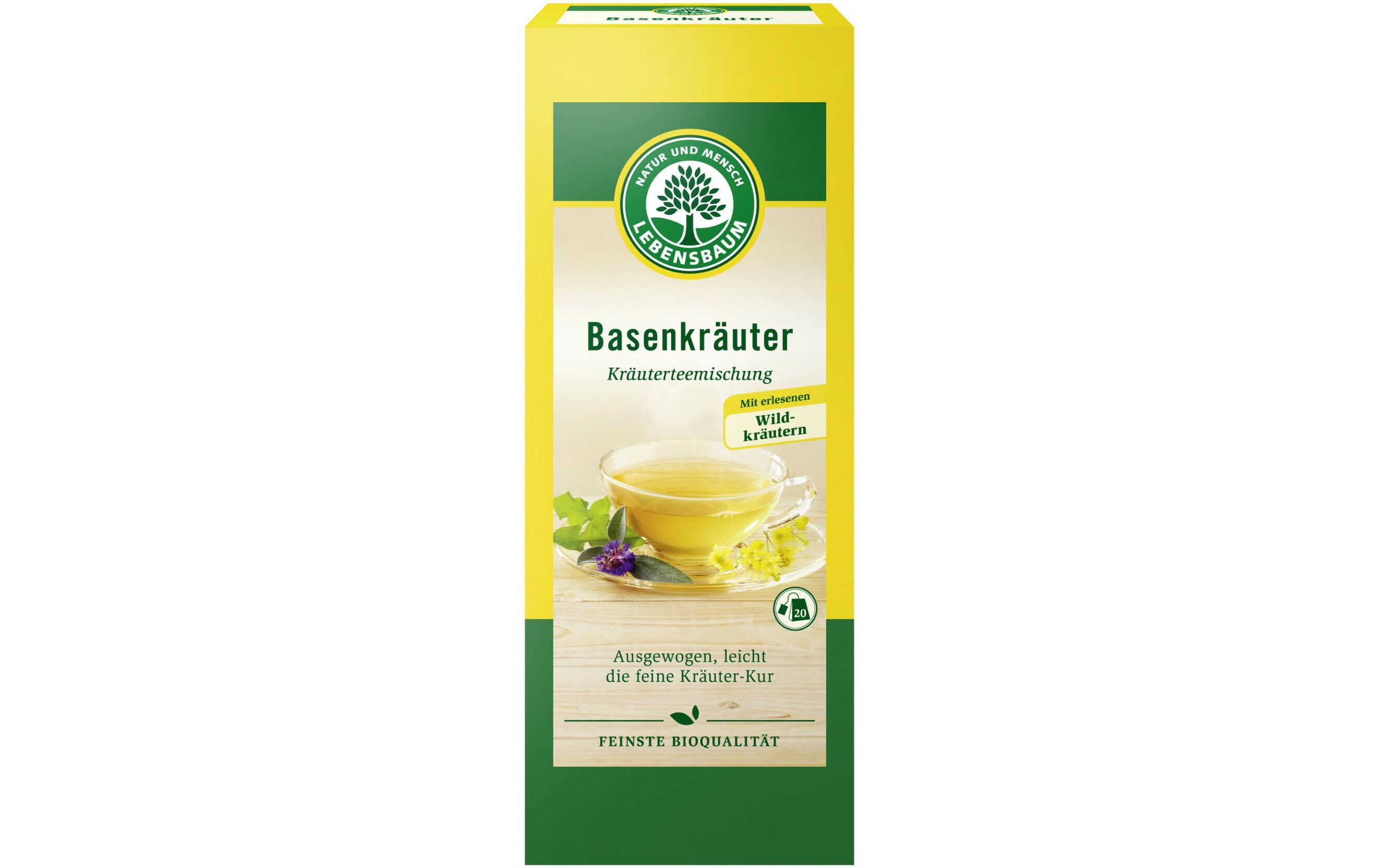 Teebeutel Basenkräuter 20 StückBiologischer Kräutertee