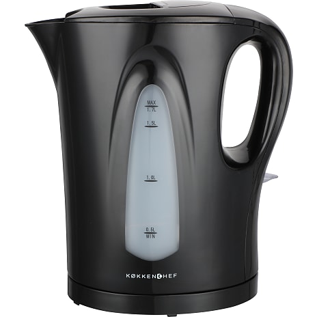 Køkkenchef elkedel (1,7L) - sort