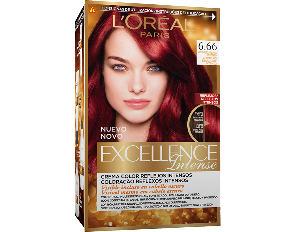 COLORAÇÃO EXCELLENCE INTENSE 6.66 VERMELHO ESCARLATE UN