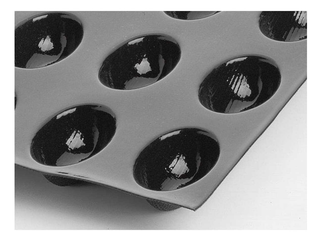 Moule ovales ou aspics - 60 x 40 cm - 8,5 x 6 cm (20 empreintes) - Flexipan