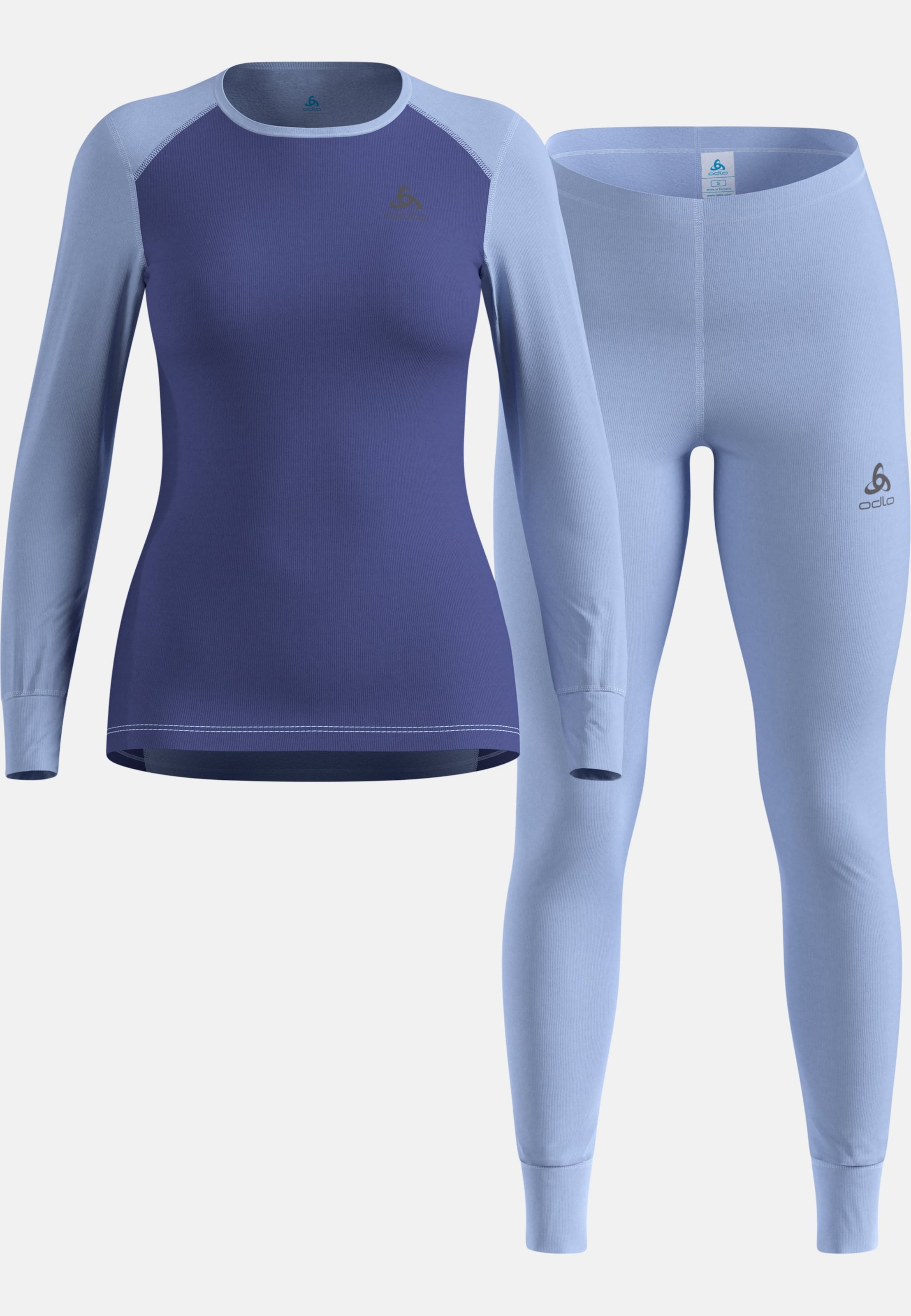 Active Warm Base layer Set in blue heron - skipper blue